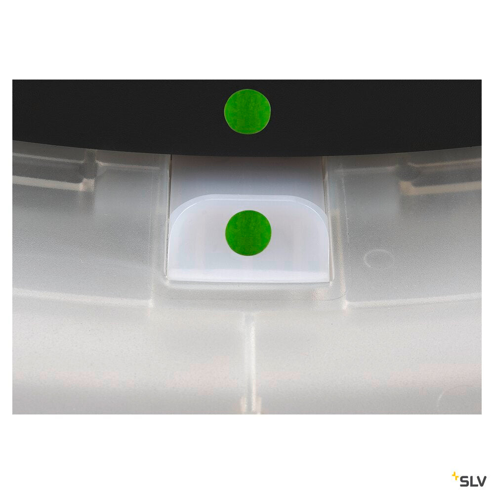 SLV MEDO® 60, wall- and ceiling-mounted light, round, 2700/3000/4000K, 39W, trailing-edge phase, 110°, black 1007322