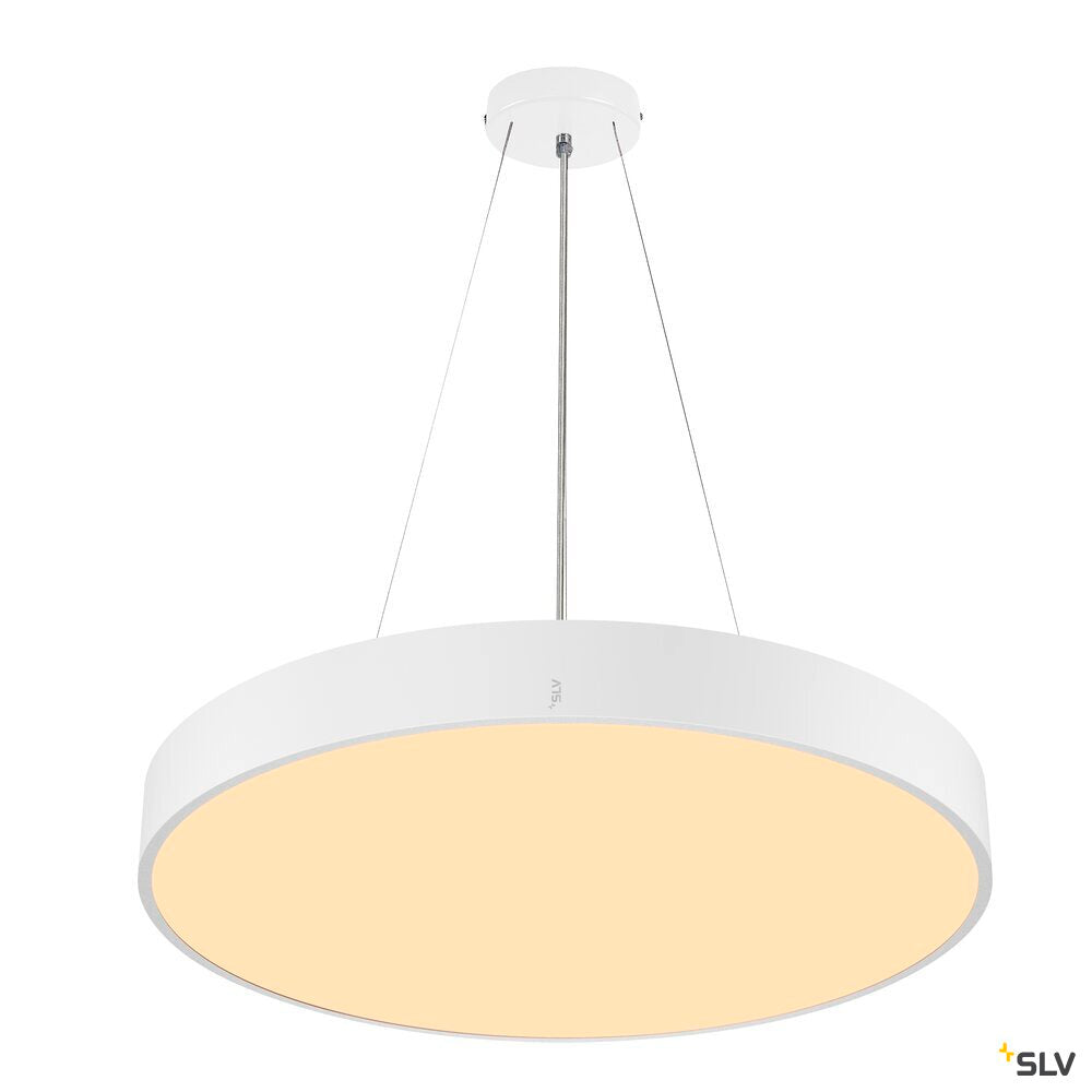 SLV MEDO® 60, wall- and ceiling-mounted light, round, 2700/3000/4000K, 39W, trailing-edge phase, 110°, white 1007323