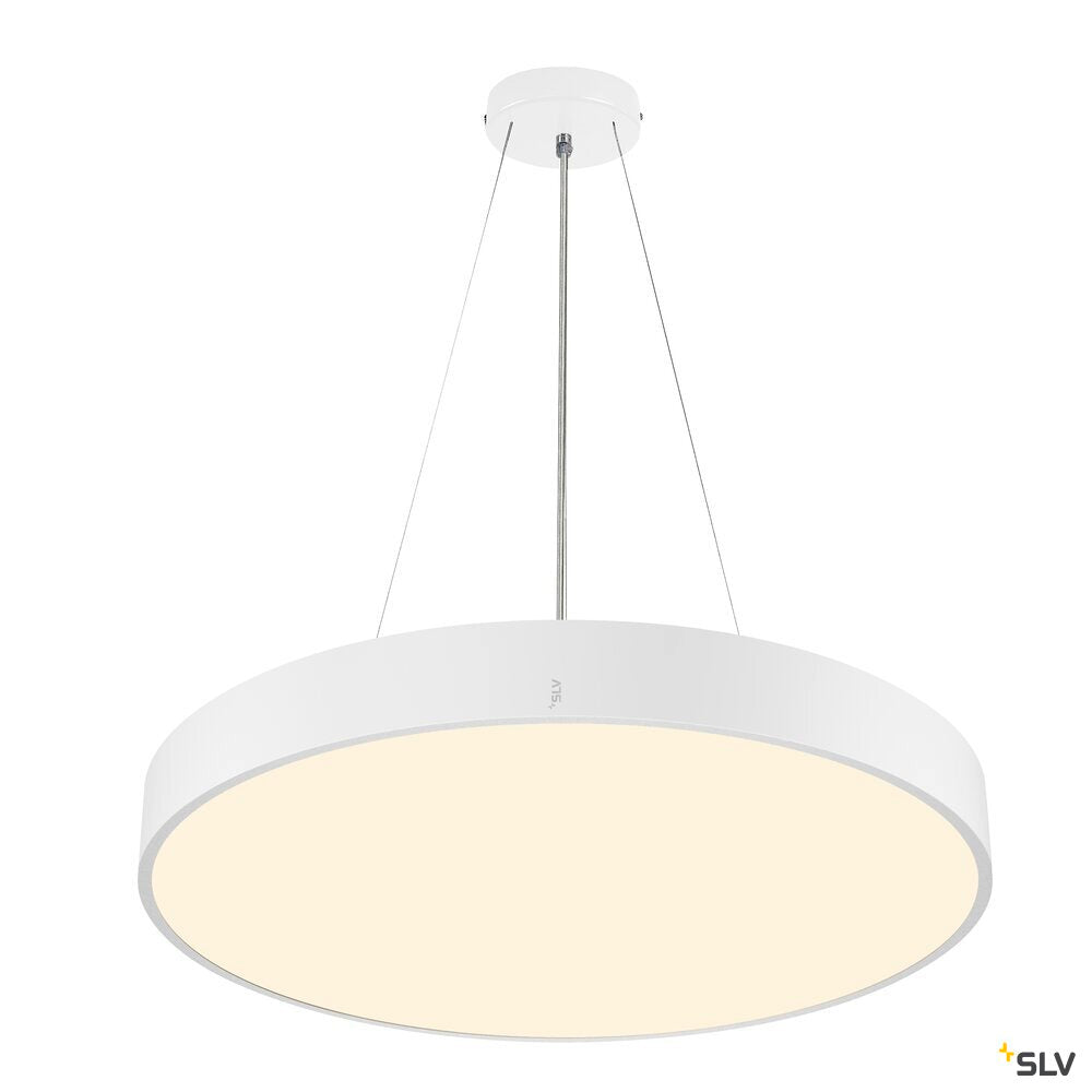 SLV MEDO® 60, wall- and ceiling-mounted light, round, 2700/3000/4000K, 39W, trailing-edge phase, 110°, white 1007323