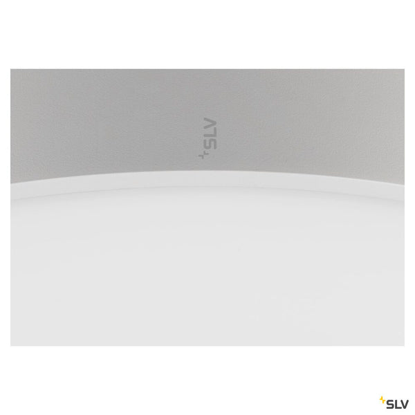 SLV MEDO® 60, wall- and ceiling-mounted light, round, 2700/3000/4000K, 39W, trailing-edge phase, 110°, white 1007323