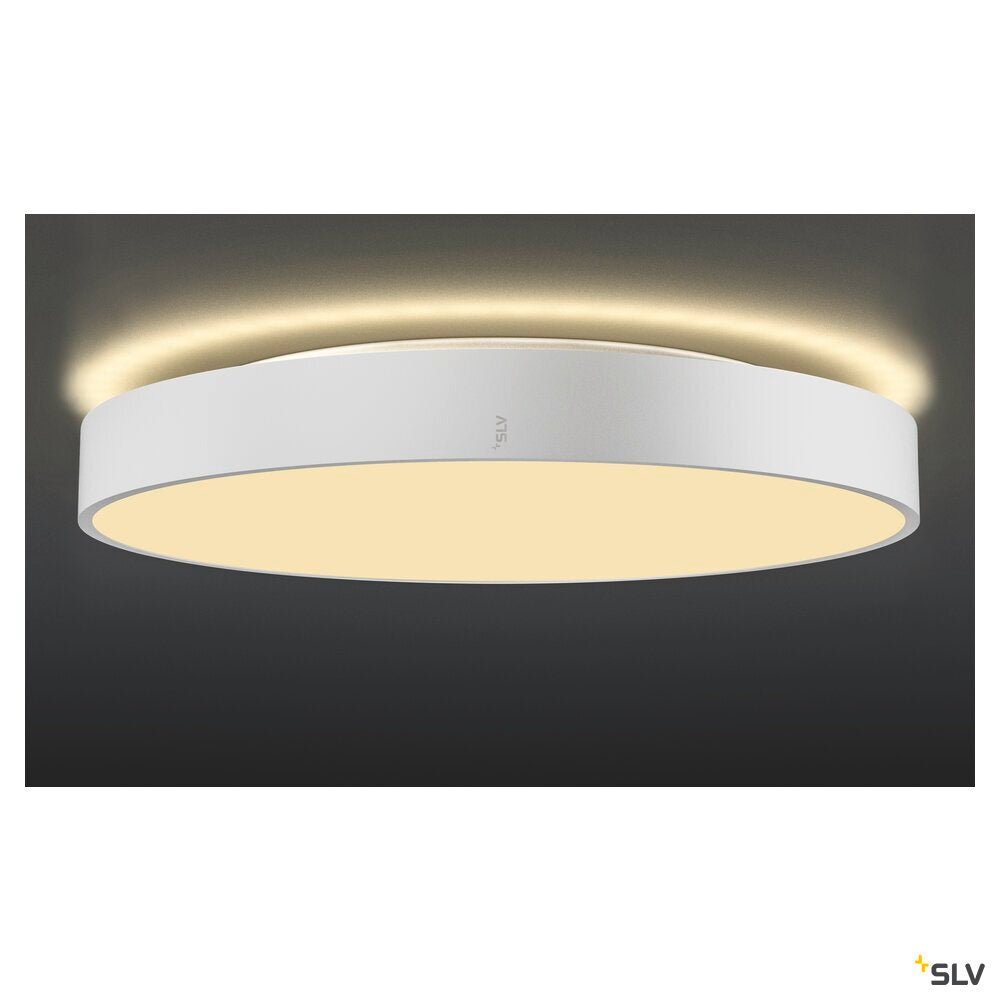 SLV MEDO® 60, wall- and ceiling-mounted light, round, 2700/3000/4000K, 39W, trailing-edge phase, 110°, white 1007323