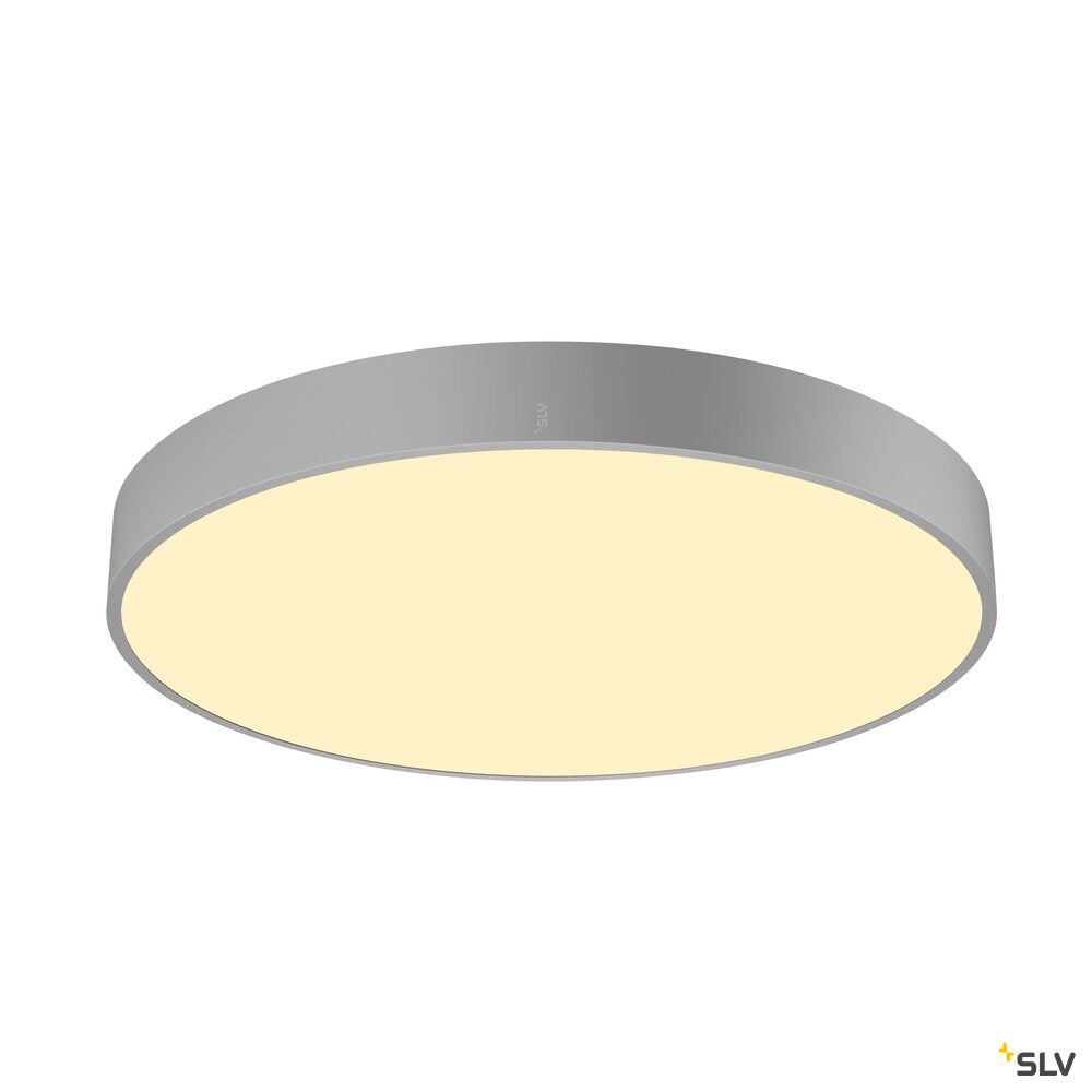 SLV MEDO® 60, wall- and ceiling-mounted light, round, 2700/3000/4000K, 39W, trailing-edge phase, 110°, grey 1007324