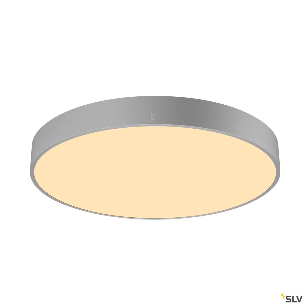 SLV MEDO® 60, wall- and ceiling-mounted light, round, 2700/3000/4000K, 39W, trailing-edge phase, 110°, grey 1007324