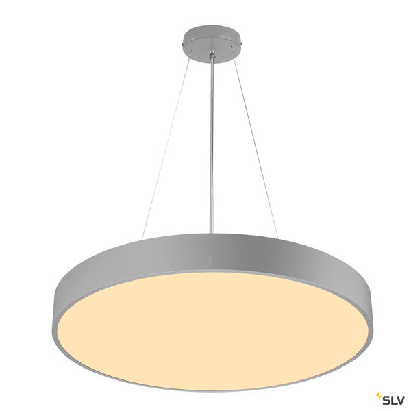 SLV MEDO® 60, wall- and ceiling-mounted light, round, 2700/3000/4000K, 39W, trailing-edge phase, 110°, grey 1007324