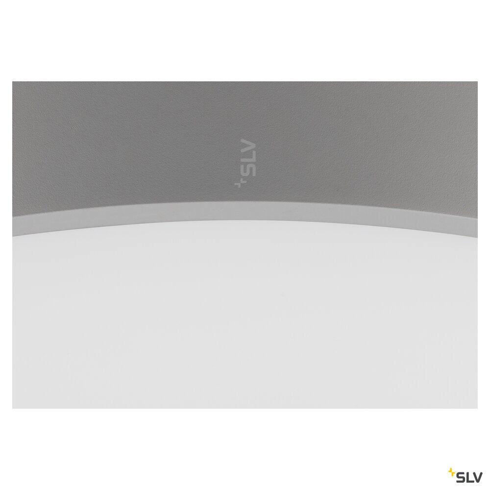 SLV MEDO® 60, wall- and ceiling-mounted light, round, 2700/3000/4000K, 39W, trailing-edge phase, 110°, grey 1007324