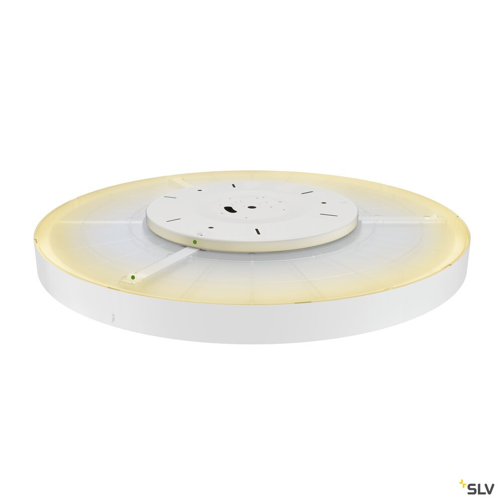 SLV MEDO® 90, ceiling-mounted light, round, 2700/3000/4000K, 79W, trailing-edge phase, 110°, white 1007326