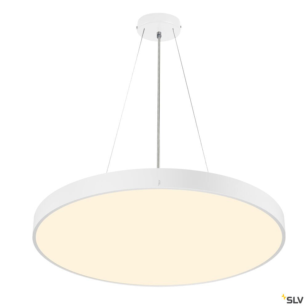 SLV MEDO® 90, ceiling-mounted light, round, 2700/3000/4000K, 79W, trailing-edge phase, 110°, white 1007326