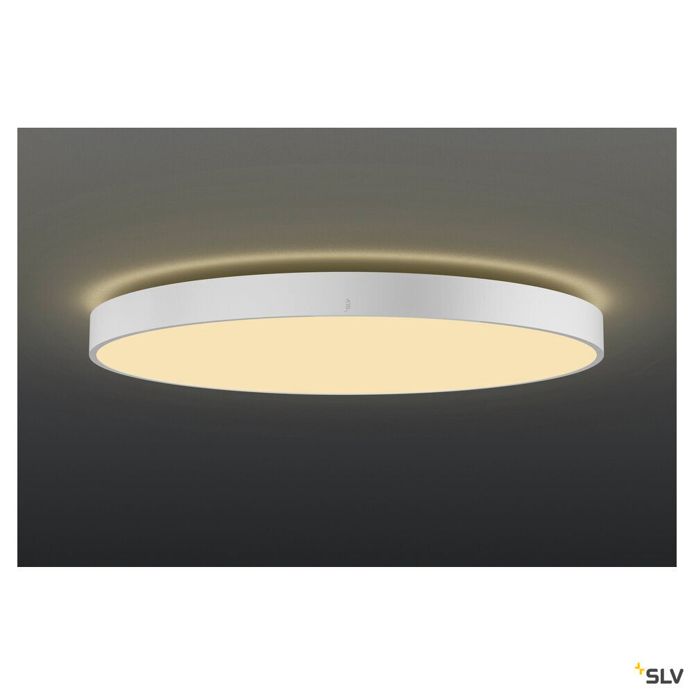 SLV MEDO® 90, ceiling-mounted light, round, 2700/3000/4000K, 79W, trailing-edge phase, 110°, white 1007326