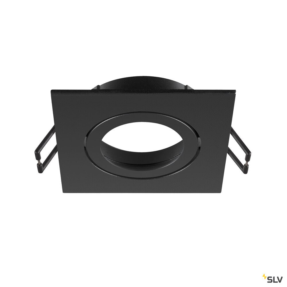 SLV NEW TRIA® 68, ceiling installation ring, L: 8.2 W: 8.2 H: 2.6 cm, IP 20, black 1007329