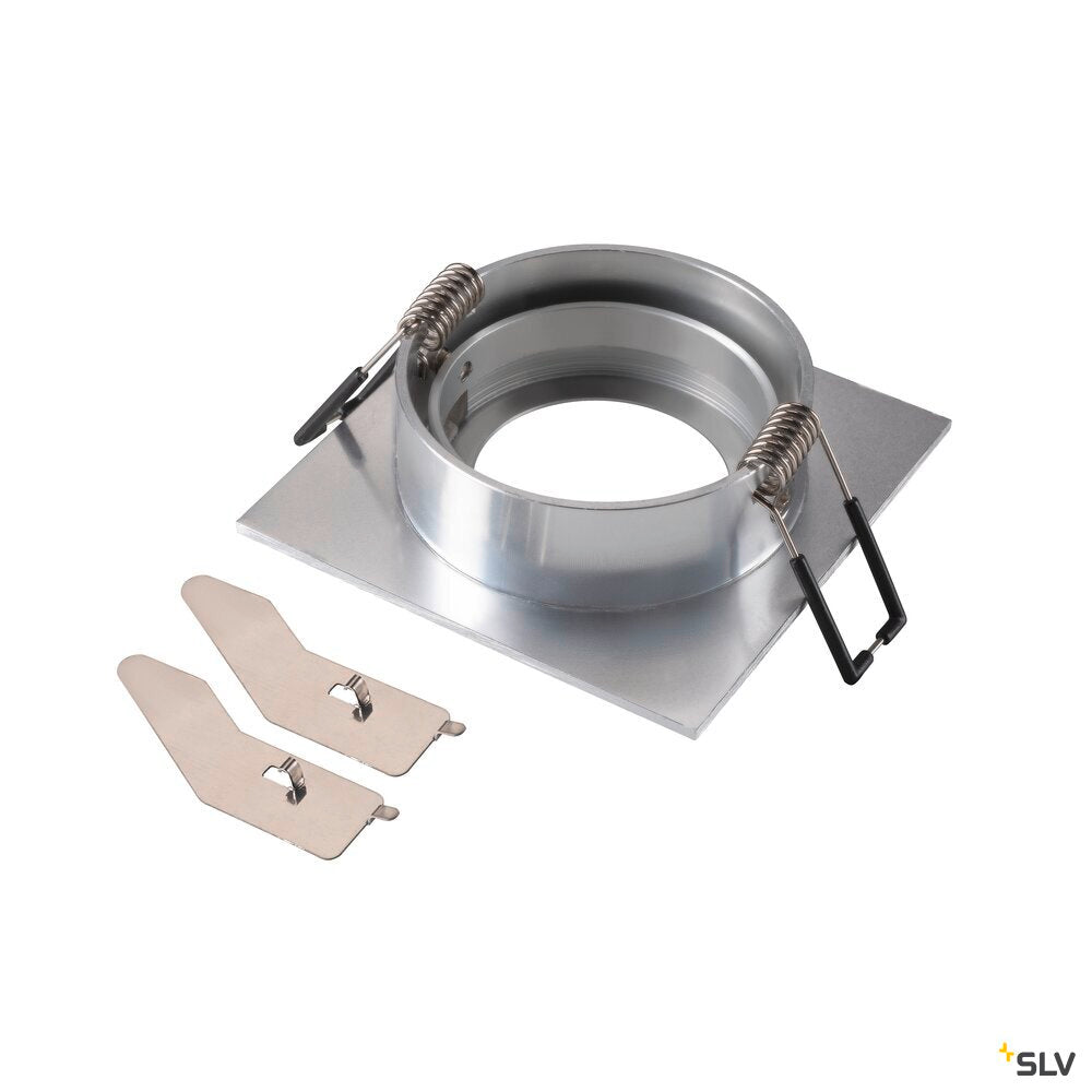 SLV NEW TRIA® 68, ceiling installation ring, L: 8.2 W: 8.2 H: 2.6 cm, IP 20, aluminium 1007330