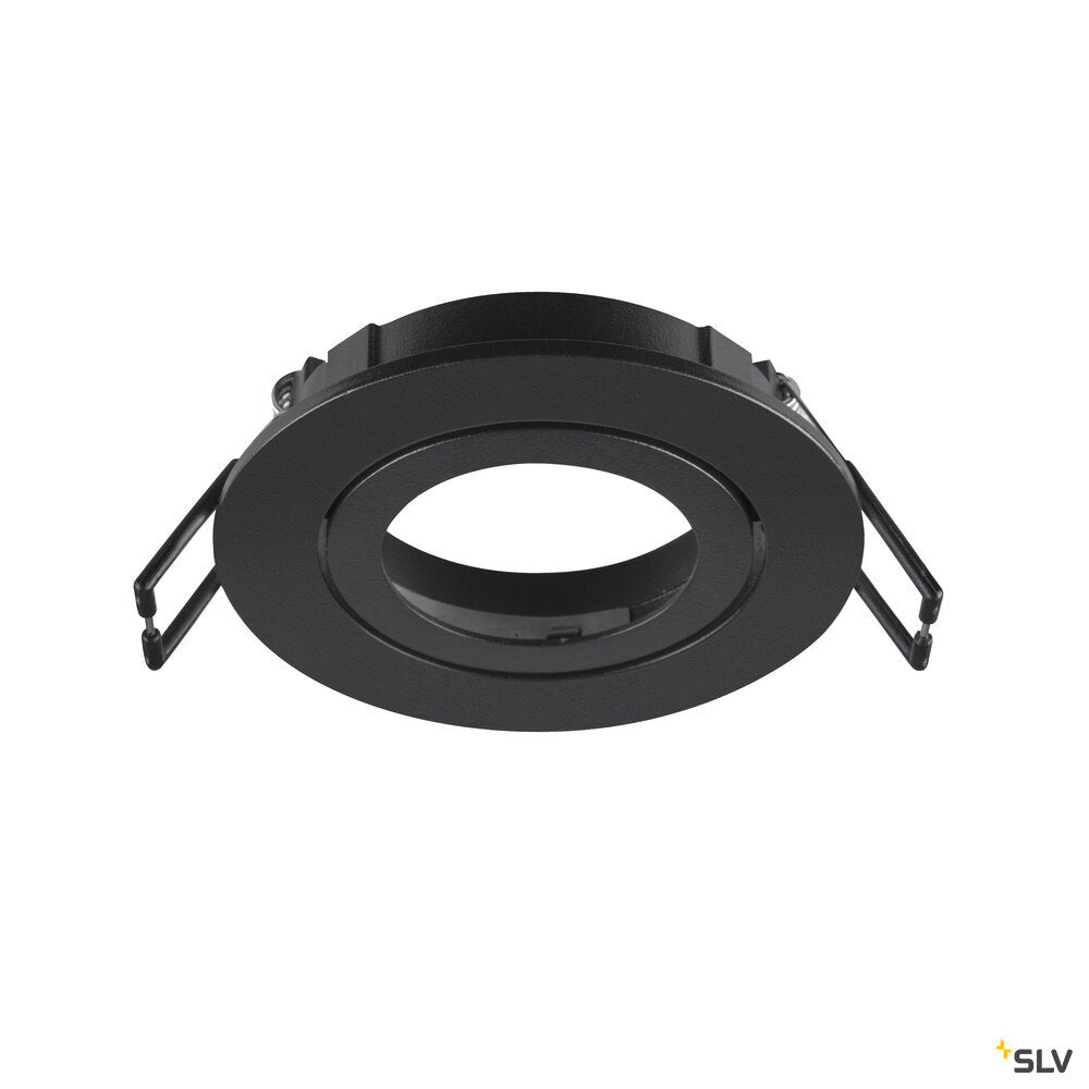 SLV NEW TRIA® 68, ceiling installation ring, D: 8.2 H: 2.6 cm, IP 20, black 1007332