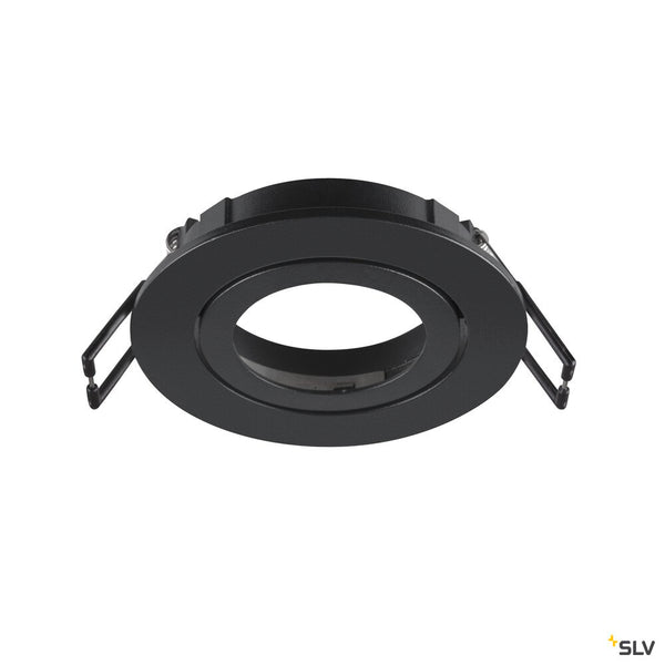 SLV NEW TRIA® 68, ceiling installation ring, D: 8.2 H: 2.6 cm, IP 20, black 1007332