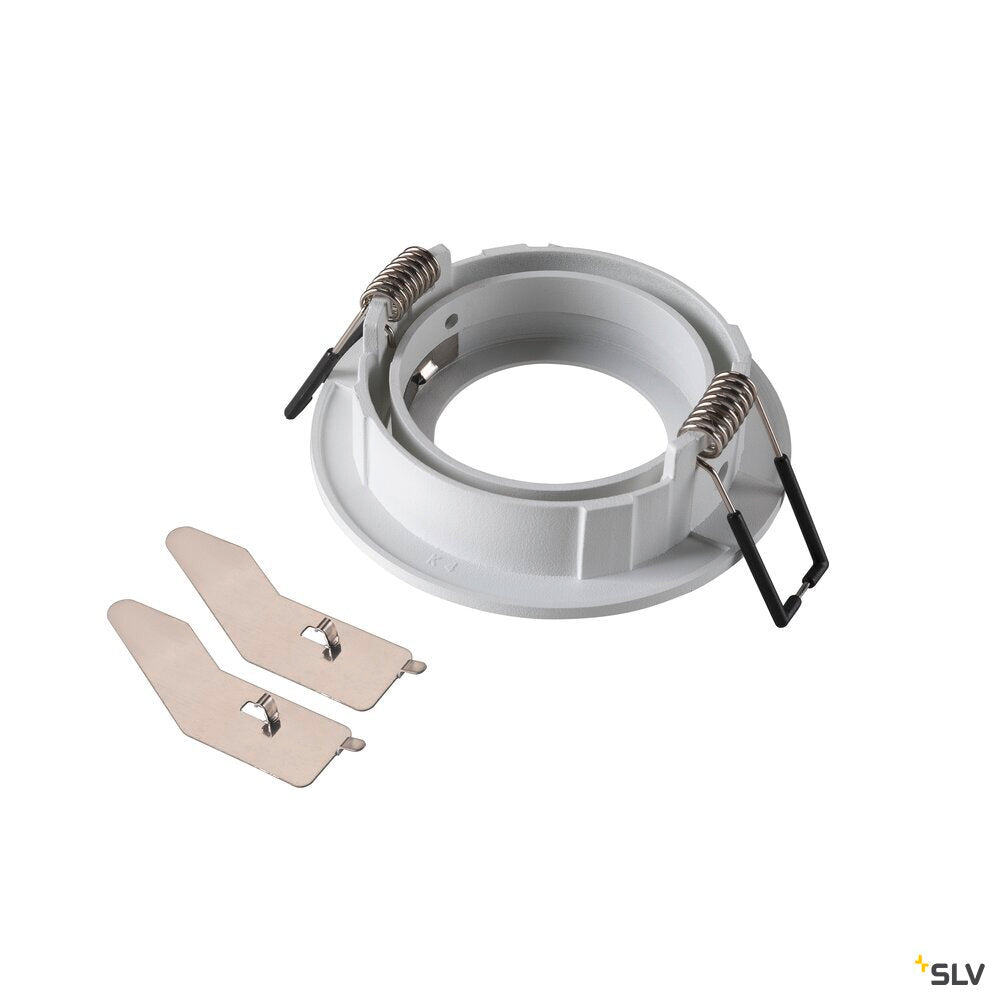 SLV NEW TRIA® 68, ceiling installation ring, D: 8.2 H: 2.6 cm, IP 20, white 1007333