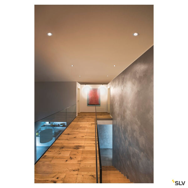 SLV NEW TRIA® 68, ceiling installation ring, D: 8.2 H: 2.6 cm, IP 20, aluminium 1007335