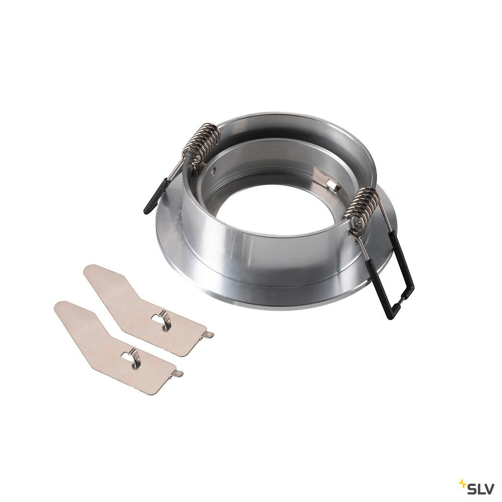 SLV NEW TRIA® 68, ceiling installation ring, D: 8.2 H: 2.6 cm, IP 20, aluminium 1007335