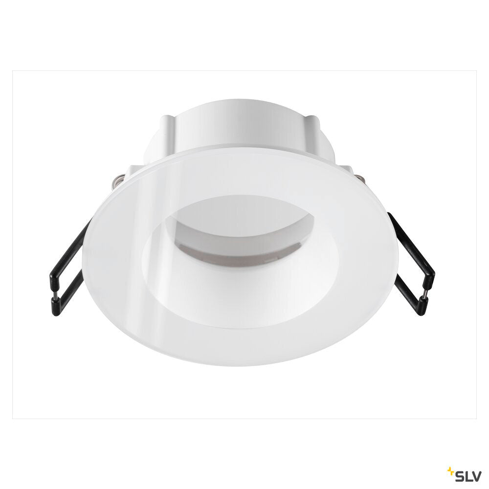 SLV NEW TRIA® 68, ceiling installation ring, D: 8.3 H: 3.55 cm, IP 65, incl. glass, white 1007337