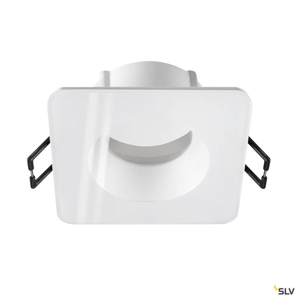 SLV NEW TRIA® 68, ceiling installation ring, L: 8.3 W: 8.3 H: 3.55 cm, IP 65, incl. glass, white 1007339