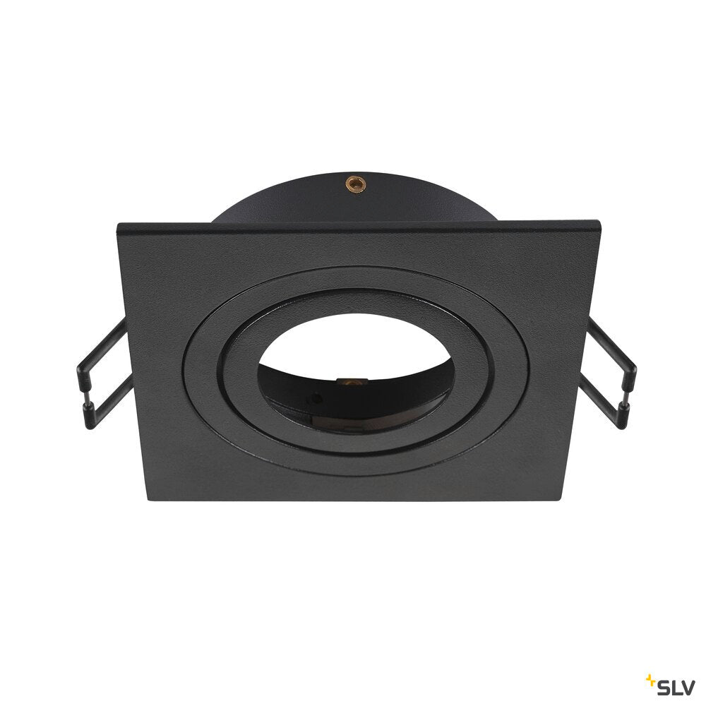 SLV NEW TRIA® 75, ceiling installation ring, L: 9 W: 9 H: 2.6 cm, IP 20, black 1007340