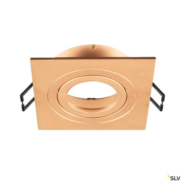 SLV NEW TRIA® 75, ceiling installation ring, L: 9 W: 9 H: 2.6 cm, IP 20, rose gold 1007341