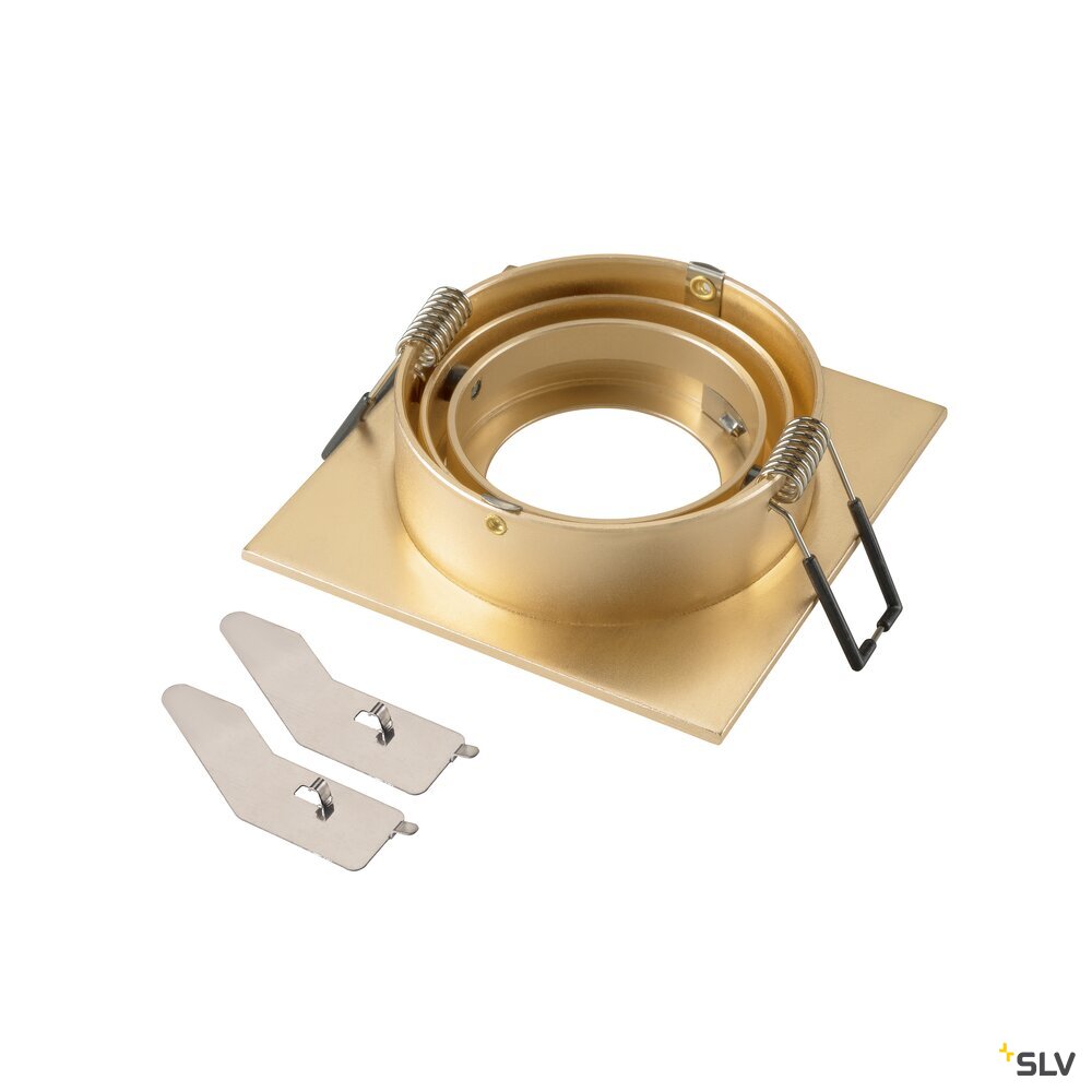 SLV NEW TRIA® 75, ceiling installation ring, L: 9 W: 9 H: 2.6 cm, IP 20, rose gold 1007341