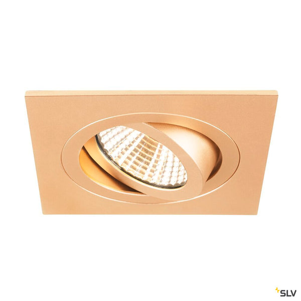 SLV NEW TRIA® 75, ceiling installation ring, L: 9 W: 9 H: 2.6 cm, IP 20, rose gold 1007341