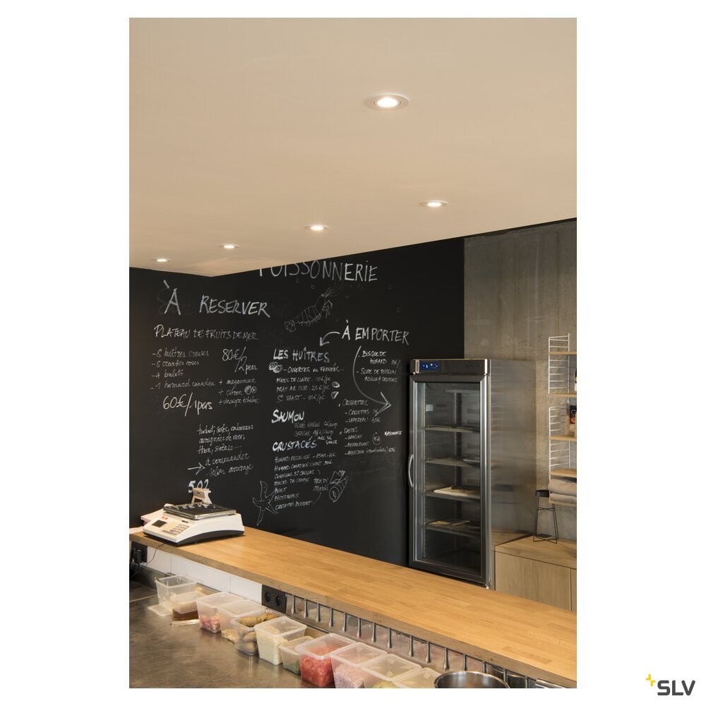 SLV GU10 fitting for LED light (max. 10W) with quick installation box and strain relief 1007283