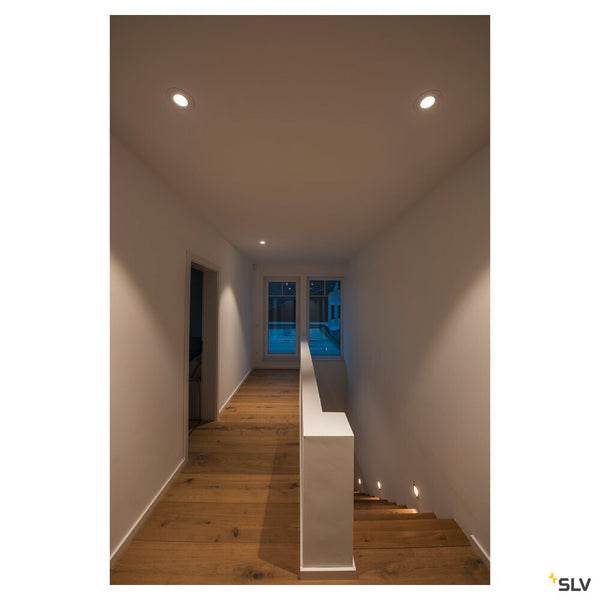 SLV NEW TRIA® 75, ceiling installation ring, D: 9.3 H: 2.6 cm, IP 20, white 1007342