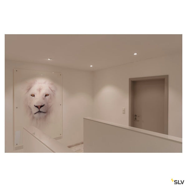 SLV NEW TRIA® 75, ceiling installation ring, D: 9.3 H: 2.6 cm, IP 20, white 1007342