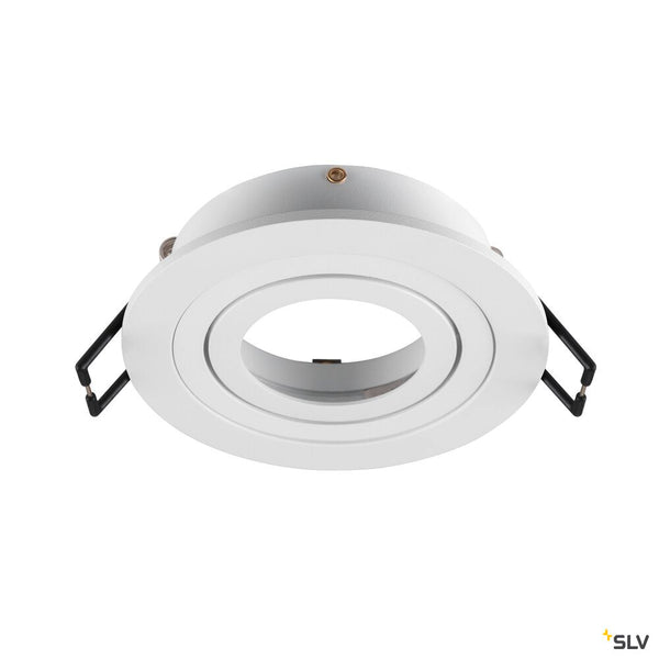 SLV NEW TRIA® 75, ceiling installation ring, D: 9.3 H: 2.6 cm, IP 20, white 1007342