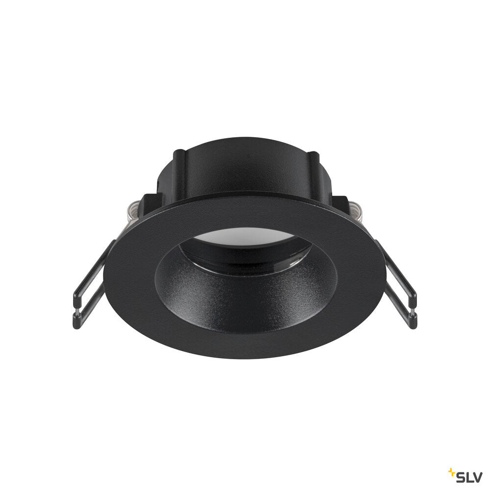 SLV NEW TRIA® 68, ceiling installation ring, D: 8.2 H: 3.4 cm, IP 65, black 1007345