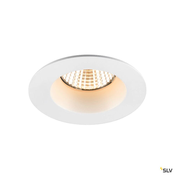 SLV NEW TRIA® 68, ceiling installation ring, D: 8.2 H: 3.4 cm, IP 65, white 1007346