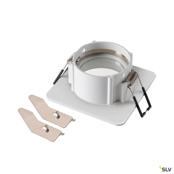 SLV NEW TRIA® 68, ceiling installation ring, L: 8.2 W: 8.2 H: 3.4 cm, IP 65, white 1007348