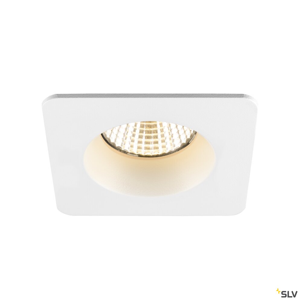 SLV NEW TRIA® 68, ceiling installation ring, L: 8.2 W: 8.2 H: 3.4 cm, IP 65, white 1007348