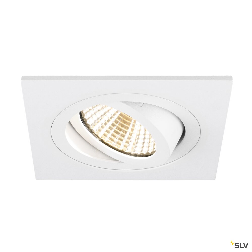 SLV NEW TRIA® 75, ceiling installation ring, L: 9 W: 9 H: 2.6 cm, IP 20, white 1007349