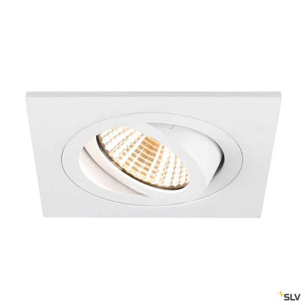 SLV NEW TRIA® 75, ceiling installation ring, L: 9 W: 9 H: 2.6 cm, IP 20, white 1007349