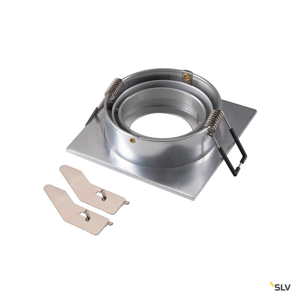 SLV NEW TRIA® 75, ceiling installation ring, L: 9 W: 9 H: 2.6 cm, IP 20, aluminium 1007350