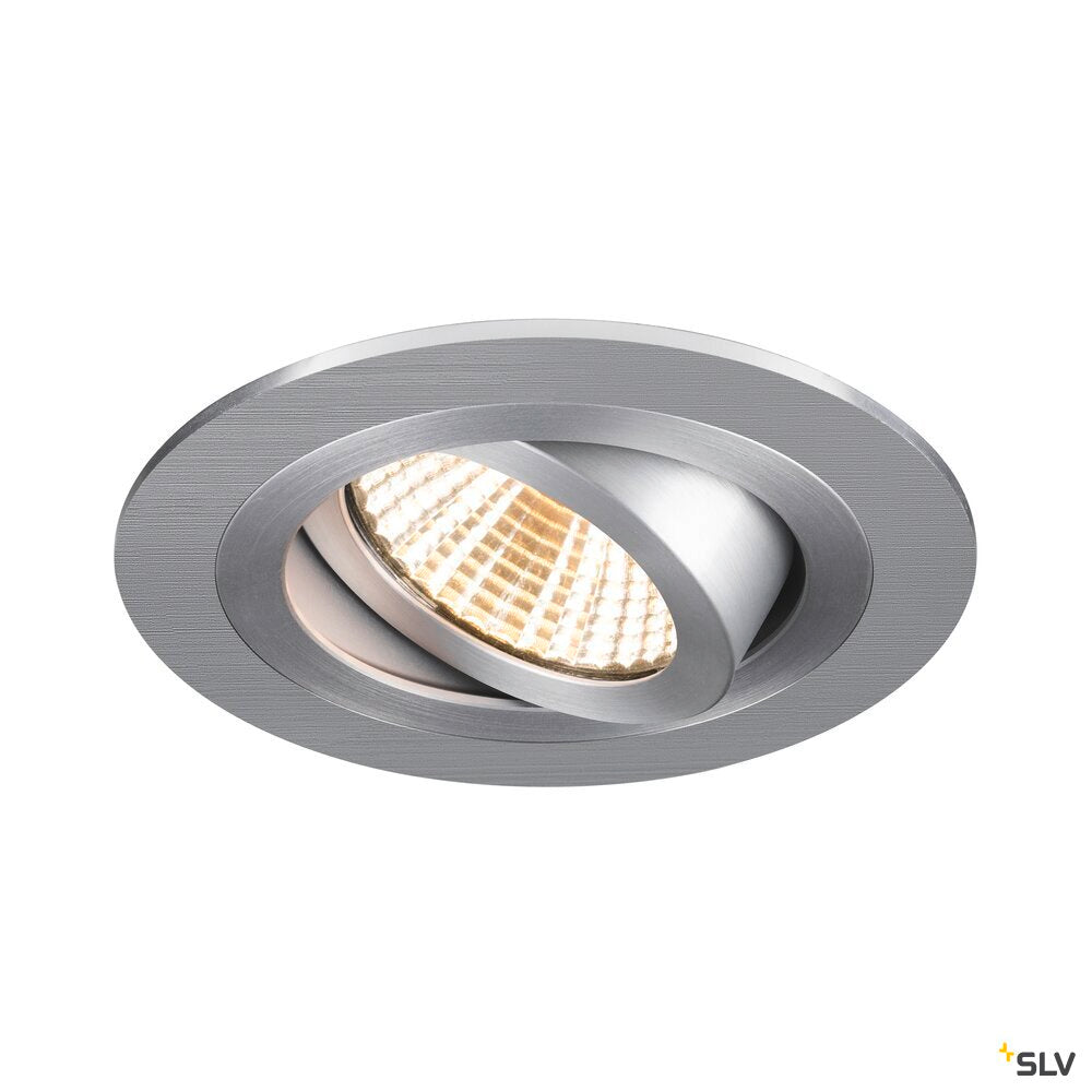 SLV NEW TRIA® 75, ceiling installation ring, D: 9.3 H: 2.6 cm, IP 20, aluminium 1007351