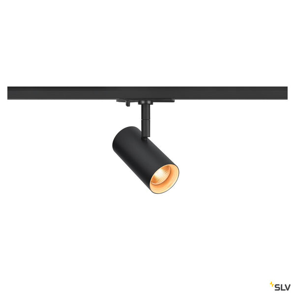 SLV NOBLO® SPOT, 1~ spot, round, 2000-3000K, 8.4 W, dim-to-warm, trailing-edge phase, 36°, black 1007352