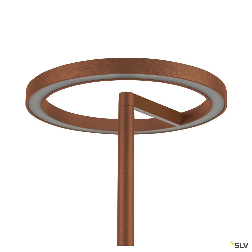 SLV VINOLINA ONE, table lamp, battery, IP54, 2700 K, TOUCH, rust 1007358