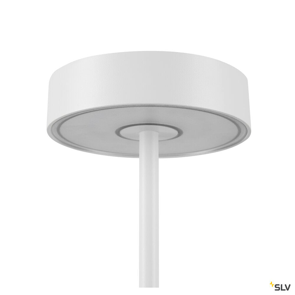 SLV VINOLINA, table lamp, battery, IP54, 2700/3000 K, TOUCH, white 1007360