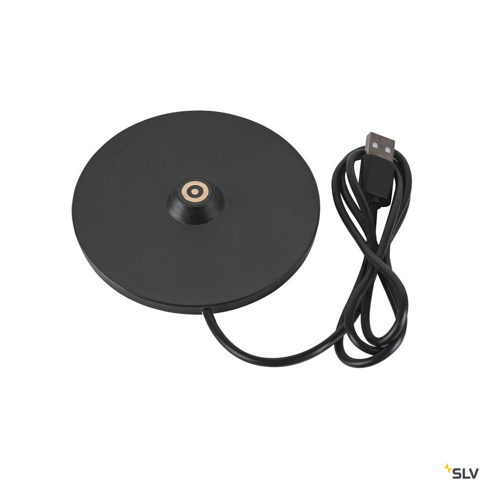 SLV VINOLINA, table lamp, battery, IP54, 2700/3000 K, TOUCH, black 1007362