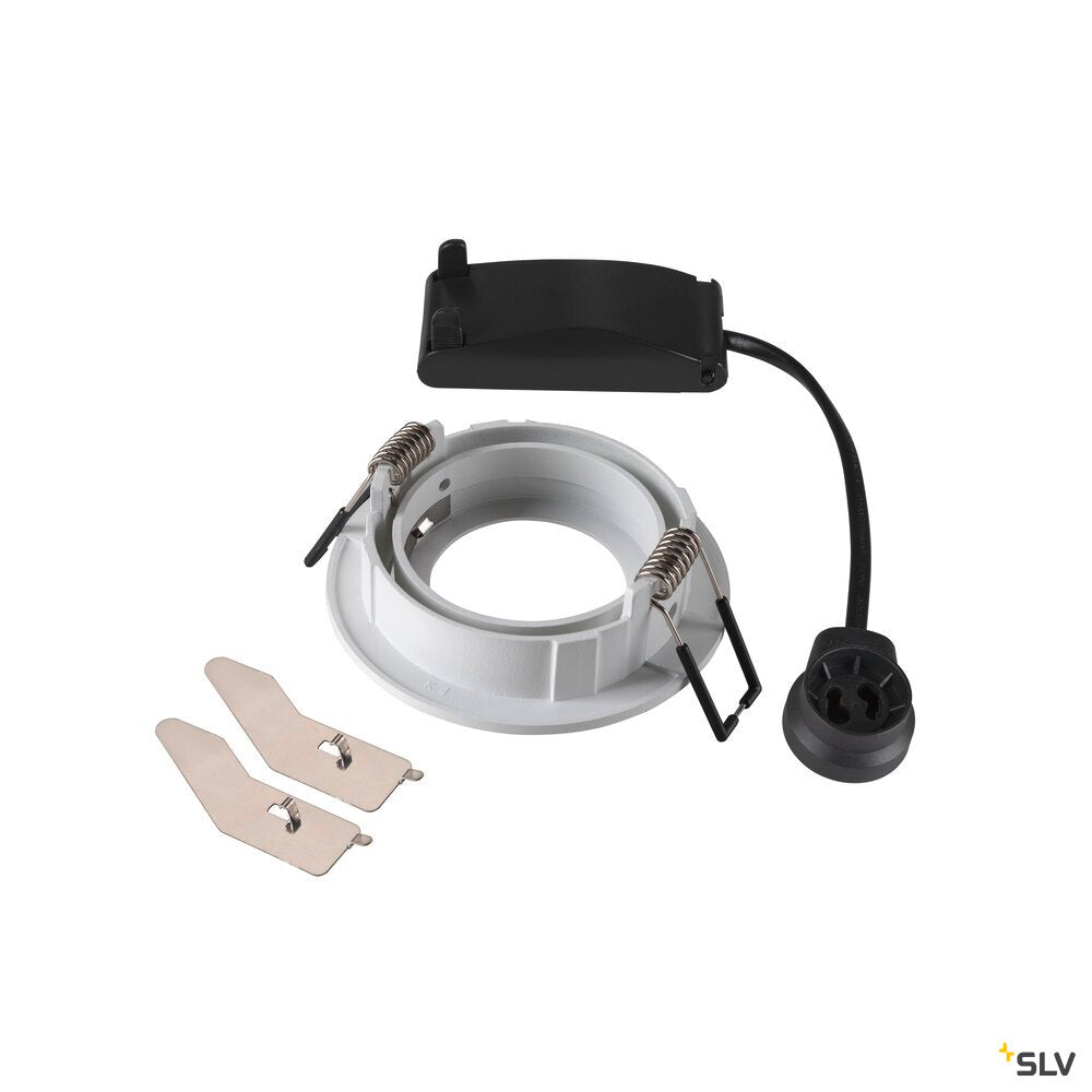 SLV NEW TRIA® 68, recessed ceiling light, round, max. 10W GU10, white 1007368