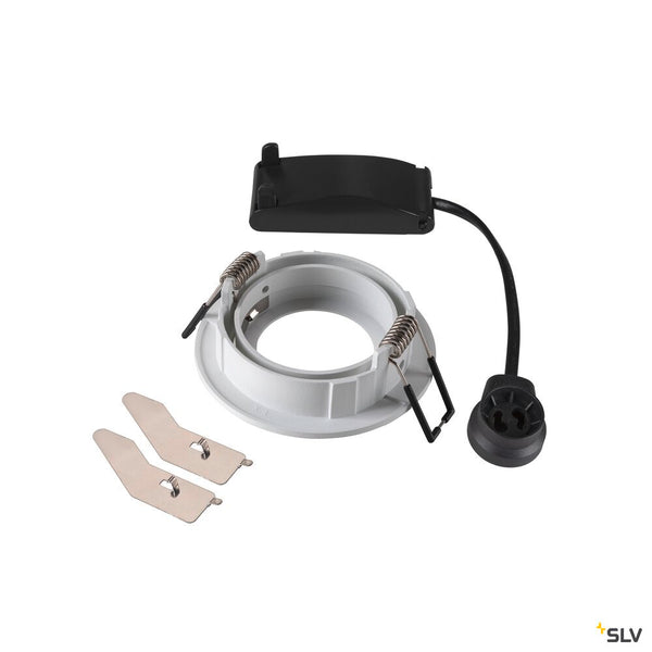 SLV NEW TRIA® 68, recessed ceiling light, round, max. 10W GU10, white 1007368