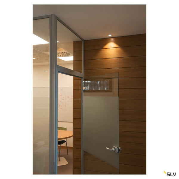SLV NEW TRIA® 75, recessed ceiling light, square, max. 10W GU10, white 1007377