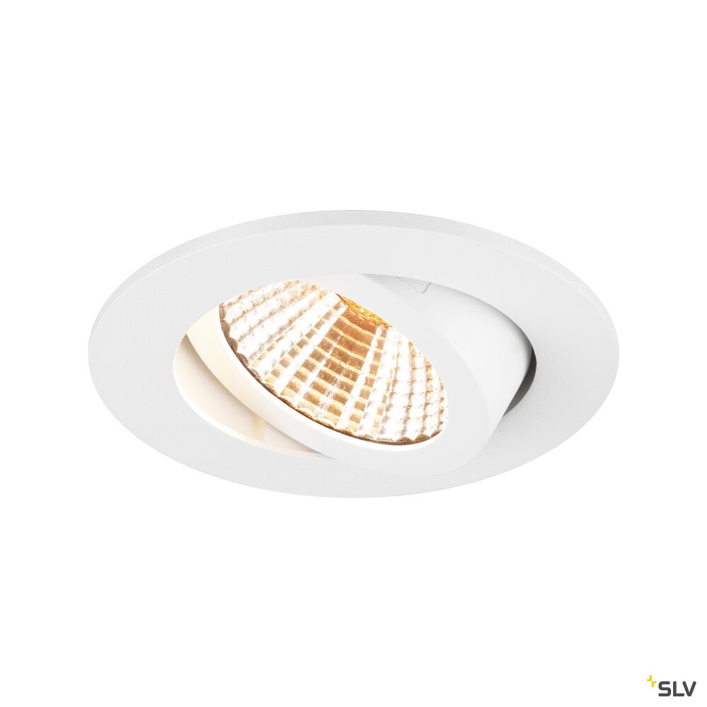 SLV NEW TRIA® 68, recessed ceiling light, 1800-3000K, 38°, IP 20, round, white 1007423