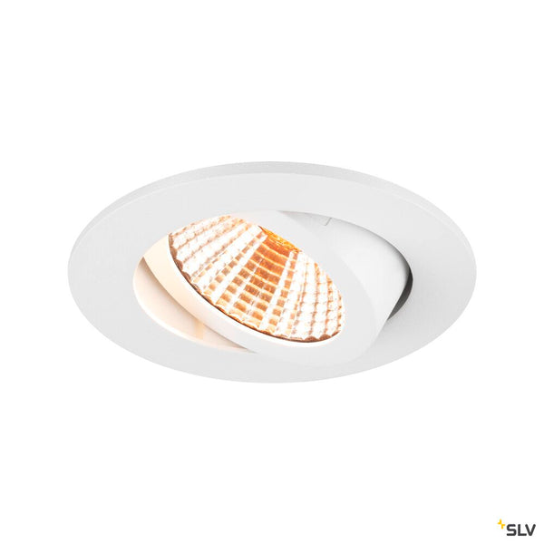 SLV NEW TRIA® 68, recessed ceiling light, 1800-3000K, 38°, IP 20, round, white 1007423