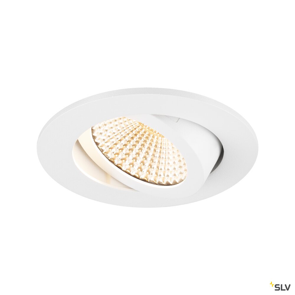 SLV NEW TRIA® 68, recessed ceiling light, 1800-3000K, 60°, IP 20, round, white 1007425
