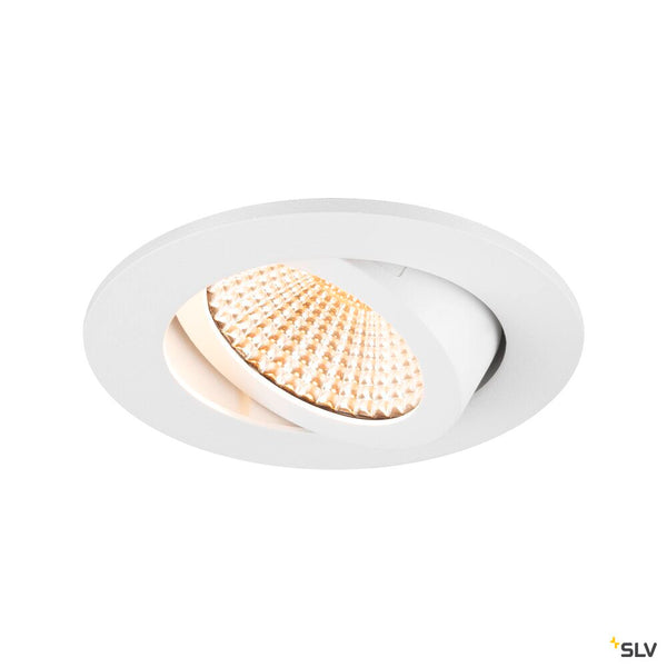 SLV NEW TRIA® 68, recessed ceiling light, 1800-3000K, 60°, IP 20, round, white 1007425