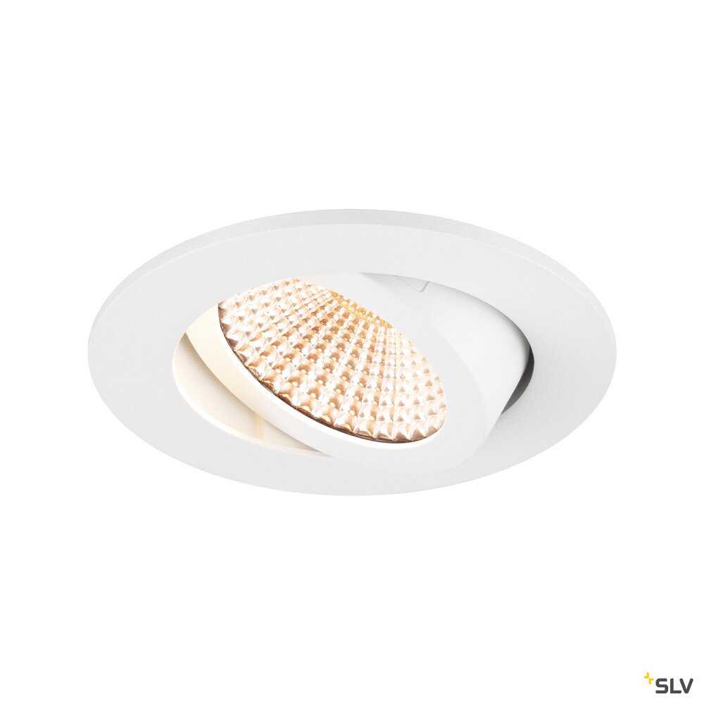 SLV NEW TRIA® 68, recessed ceiling light, 1800-3000K, 60°, IP 20, round, white 1007425