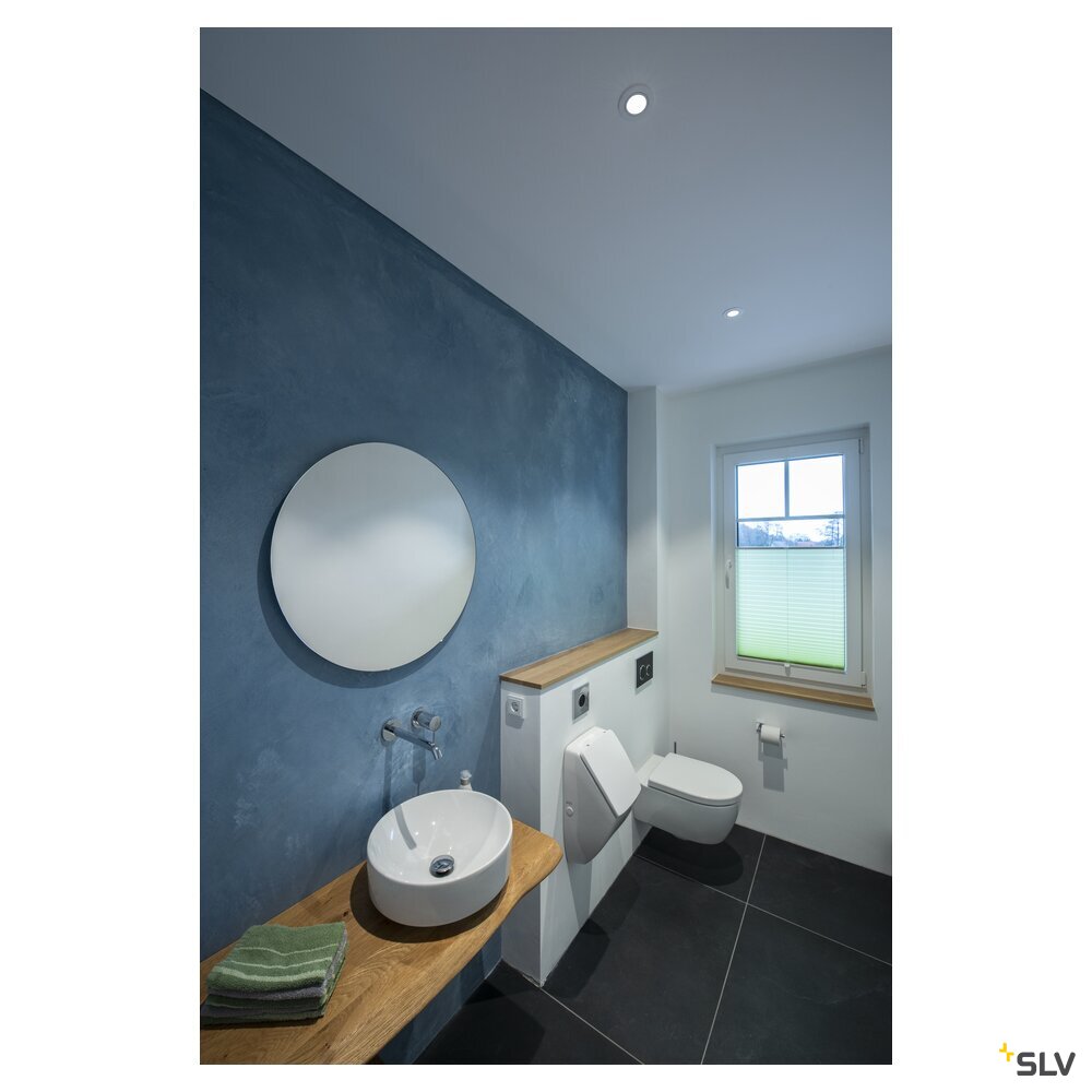 SLV NEW TRIA® 68, recessed ceiling light, 1800-3000K, 60°, IP 20, round, white 1007425